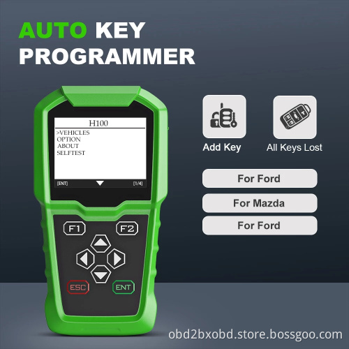 OBDSTAR H100 Ford/Mazda Auto Key Programmer Supports 2017/2018 Models like F250/F350